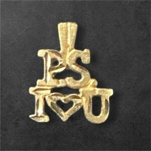 14k stamped gold charm